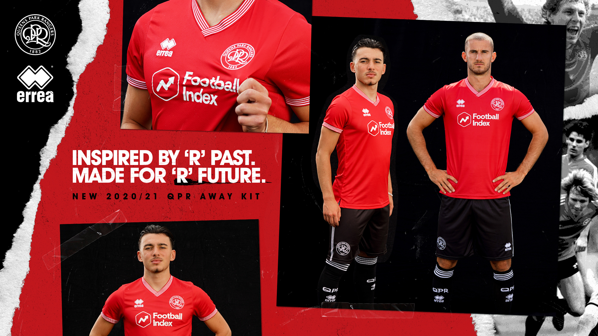 qpr red and black kit