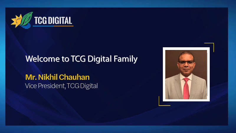 We are pleased to announce that Mr. Nikhil Chauhan is joining as the #VicePresident. He will be based out of Houston, US &amp; will play a pivotal role in our collaboration with The Chatterjee group acquired global brand Lummus Technology. We wish him a wonderful career at TCGDigital