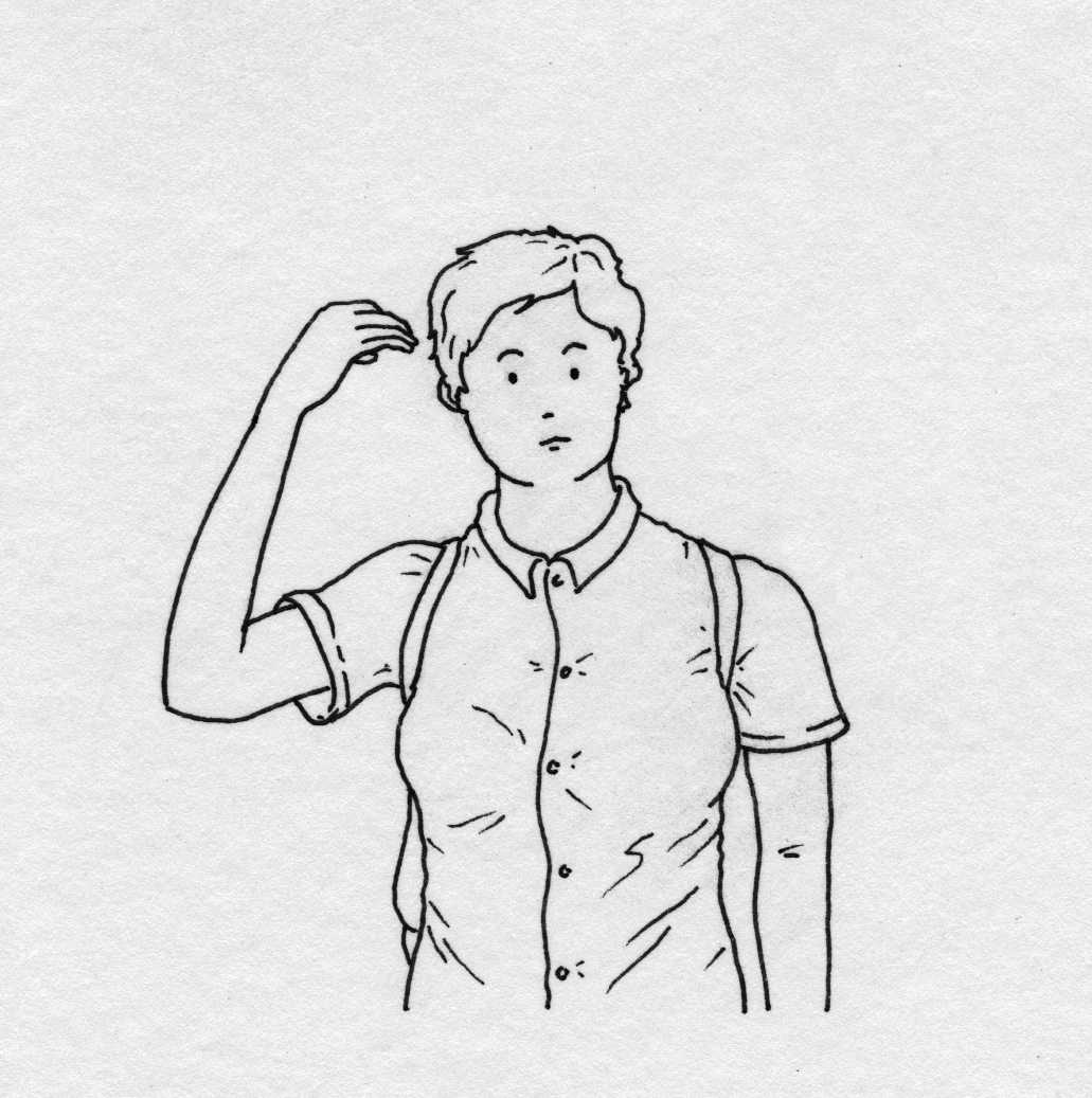 Ellen.
From my new book, 'Victory Point'.
Line work. 