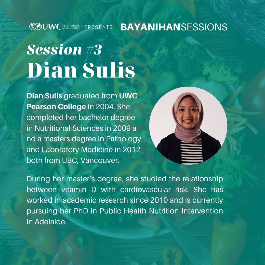 UWCPhilippines's tweet photo. Meet our speakers and where they draw their expertise from! We will be joined by Iggy Sison (CCO of Del Monte), Keneth De Gracia (Director of Costales Nature Farms), and Dian Sulis (Nutrition Educator &amp; Researcher). See you Aug 22, 7PM! 

Register now: https://t.co/i3PMKGngbR https://t.co/BVJqebUcW8