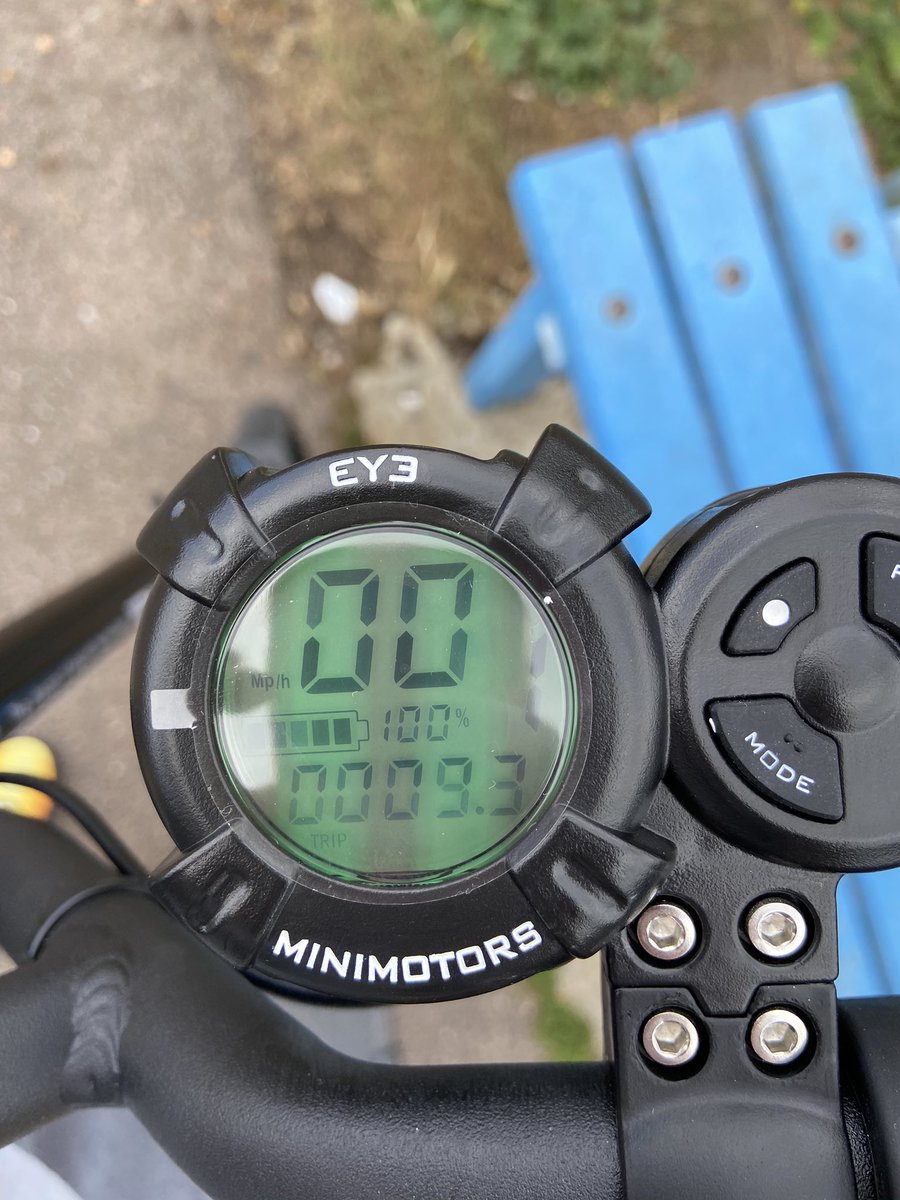 LittleJohn_RC's tweet photo. Out for a ride today on my Dualtron Mini π Already fone 9.3 miles and still on 100% battery π€© #DualtronMini #Minimotors #EScooter https://t.co/h2YNZErYcO
