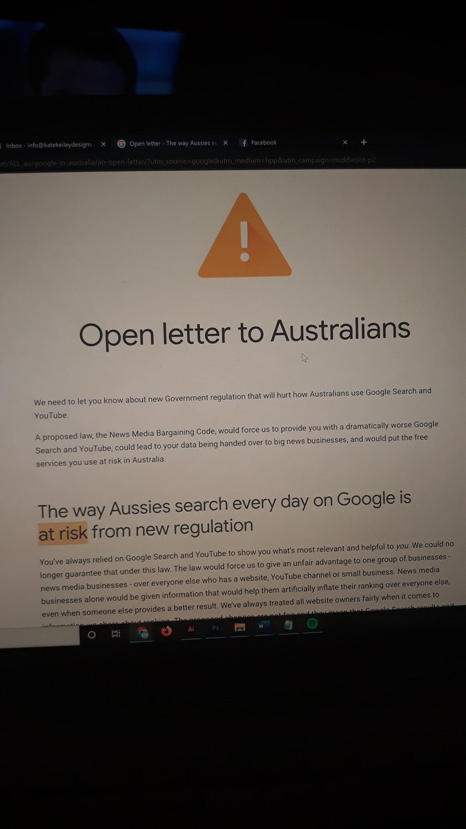 KateKeiley's tweet photo. I guess it's time to go back to using Ask Jeeves

#google #Australia #webdesign #html #css https://t.co/hFrVWQKPLy