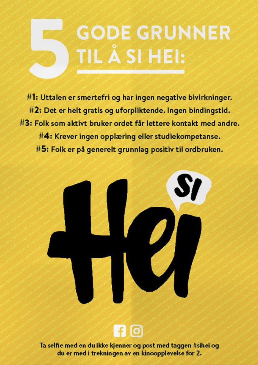 hoyrejordmor's tweet photo. Veldig fint å si hei👍🏻
Endrer det barn og unges følelse av inkludering?
#sihei #folkeskikk https://t.co/YsaHf9a9om