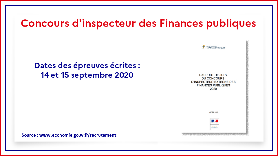 inspecteur des impots concours