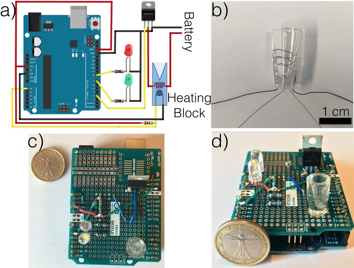 DNA detection using LAMP device with arduino? Open access, open hardware, free-to-use software 8/20  https://bmcresnotes.biomedcentral.com/articles/10.1186/s13104-018-3197-9