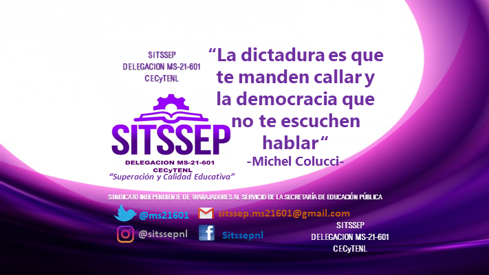ms21601's tweet photo. “La dictadura es que te manden callar y la democracia que no te escuchen hablar“
-Michel Colucci-

¡Buen y excelente jueves!

SITSSEP Nuevo León, Delegación MS-21-601
"Superación y Calidad Educativa"
#SITSSEPNL #SITSSEP #SITSSEPMS21601 #SITSSEPNACIONAL
sitssep.ms21601@gmail.com https://t.co/tchkw0Oq5U