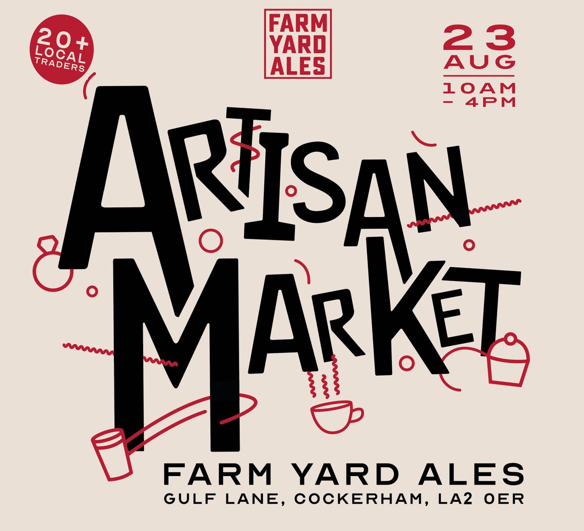 Artisan Market @farmyardales Sunday 23rd August 10am - 4pm. <a href="/VisitLancashire/">visitLancashire.com</a> <a href="/visitlancaster/">visitlancaster</a> <a href="/LDMagazine/">Lancaster District</a>
<a href="/MarketingLancs/">Marketing Lancashire</a> <a href="/lancstelegraph/">Lancashire Telegraph</a> <a href="/LocalChoice1/">Local Choice</a> <a href="/GuardianDigital/">Lancaster Guardian</a> <a href="/gazettenewsdesk/">Westmorland Gazette</a> <a href="/LancasterCityUK/">➙ ➛Eloṉ̲ Mυʂk ̲ ➔ ➜ᅠᅠᅠᅠᅠᅠᅠᅠᅠᅠᅠᅠᅠᅠᅠᅠᵈºᵍᵉ</a>
<a href="/LancashireIn/">MadeInLancashire</a> @ShopLocal_ <a href="/TheBayRadio/">Alan Coote</a> <a href="/goosnarghgin/">goosnarghgin</a> <a href="/ShirleysPies/">Shirley Roberts</a> <a href="/rootstogo/">Roots to Go</a>