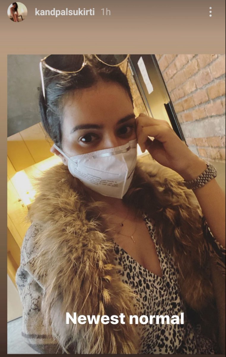 SukirtiNews's tweet photo. Absolutely!! #NewNormal #SukirtiKandpal 😍😷😷😷 https://t.co/Ku5VgVXXDR