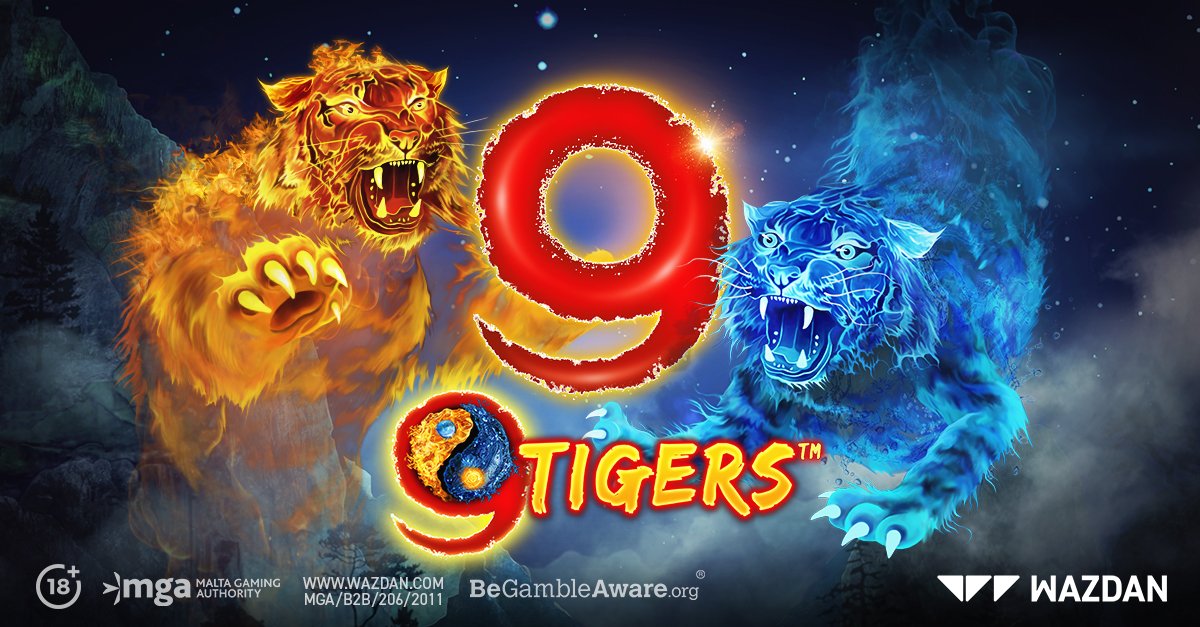 'Why 9Tigers™'? The Tiger is a symbol of power, luck and protection. The number 9 in Chinese culture means eternity. Put together they are a powerful combination, just like our game.  #Wazdan #PassionForGames #FreedomOfChoice #9Tigers #iGaming #onlinecasino