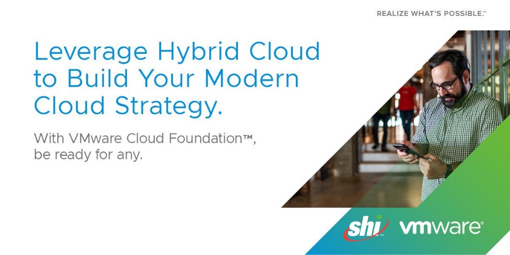 SHI_UK1's tweet image. With the VMware hybrid cloud, you can leverage your existing teams, tools, and processes to execute your data centre and hybrid cloud strategies how you want―all while giving the business what it needs. #VMware #HybridCloud #CloudFoundations  buff.ly/3kZ9YAC
