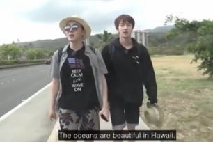 Jin shamelessly flirting