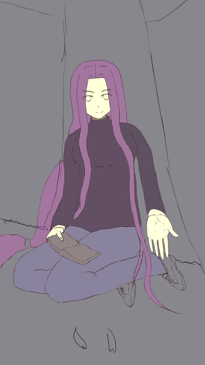 Katsu 絵描き V Twitter べた塗りラフ 少し体型太めなのを調整していい感じ Photoshopの色の合わせかた模索中 イラスト好きと繋がりたい イラスト イラスト初心者 絵描きさんとつながりたい 絵描きさんと仲良くなりたい Fate