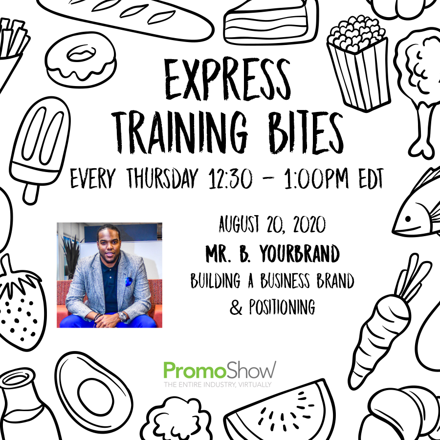 promocorner's tweet photo. Tune in TODAY at 12:30EST when Mr. B YourBrand (Brandon Williams) from Plot Twist Products talk about building a business brand and positioning!
#ExpressTrainingBites #EBT https://t.co/K1VXj6Tvyy