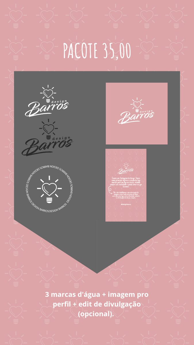 designbarros's tweet photo. Está pensando em abrir uma lojinha no Instagram? Pois temos pacotes exclusivos para isso. Pirem com os preços!! 😻
Confiram o portfólio dos nossos trabalhos no Instagram: @designbarros 💡 https://t.co/PxVBbW0gpr