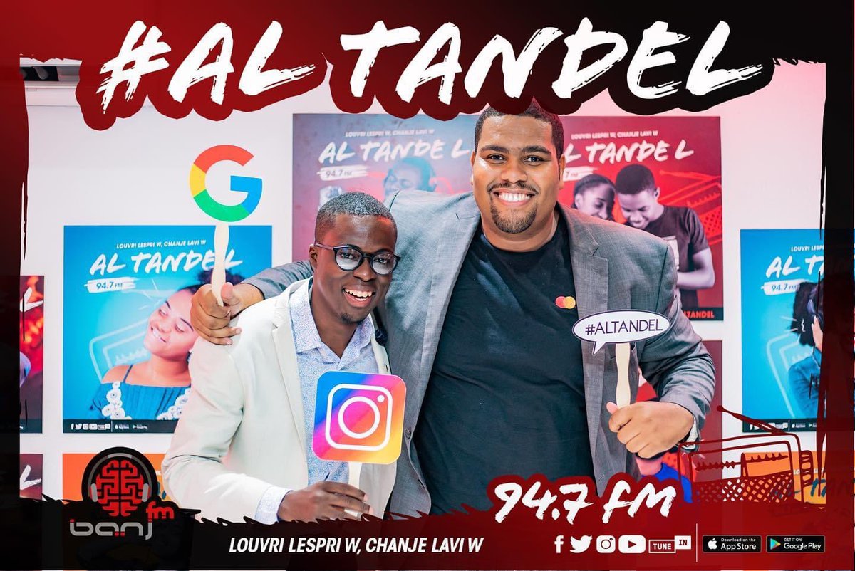 marcalainb's tweet photo. Jodia fè 1 an depi nou te lanse @BanjFm ak yon bel kanpay #Altandel de @HaitiBrand!
Eske nou konnen ke paske pyem te kase mpat janm gentan rantre nan Radio fini an?
Antouka nap kontinye travay poun relouvri.
Regade kijan sa te ye ak video #7pixels saa: https://t.co/mbOiwJPUab https://t.co/bL8eSR5wDl