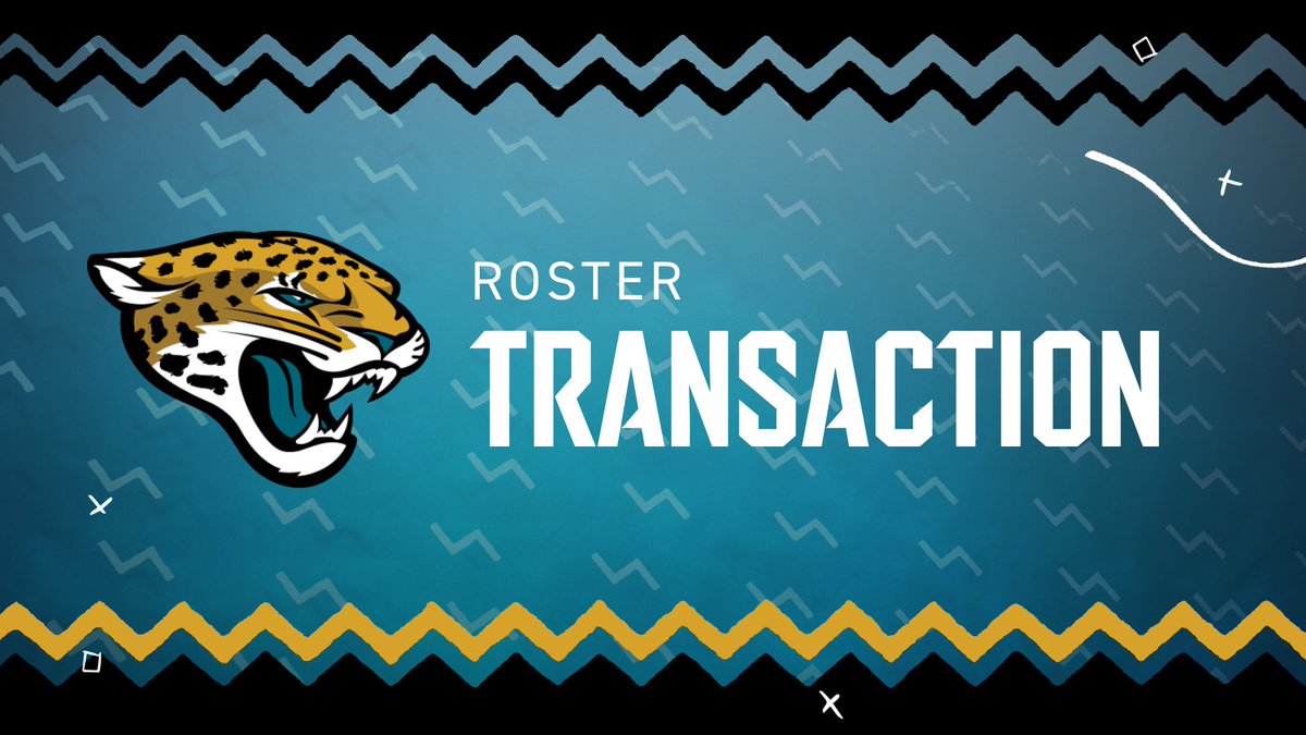 Jaguars's tweet photo. We have promoted CB @SidneyJonesIV to the active roster and placed S Jarrod Wilson on the reserve/injured list.

We have also signed CB Josh Nurse and RB Craig Reynolds to the practice squad and released rookie CB Amari Henderson. https://t.co/0fB9Vxw3TQ