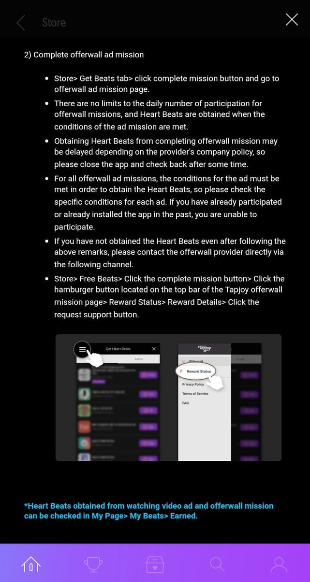 7. If you wanna get more beats, try to participate mission (games or quiz) and you'll get beats depend on games or quiz.8. The beats will expired after 90 days. For more info, you can read this 9. It's not late if you wanna collect now and voting for BTS or TWICE soon