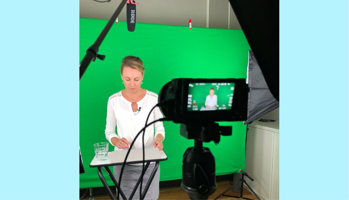 Wie sieht eigentlich so ein Greenscreen Studio bei Polarstern Education aus? Einfach nach rechts klicken und Andrea Greven bei ihrem gestrigen Dreh mit uns entdecken.

#polarsternedu #digitalebildung #mediaproduction