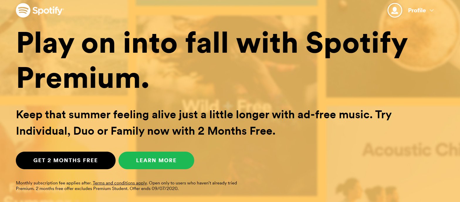 Spotify Promo Free 2 Months Spotify Promo Free 2 Months
