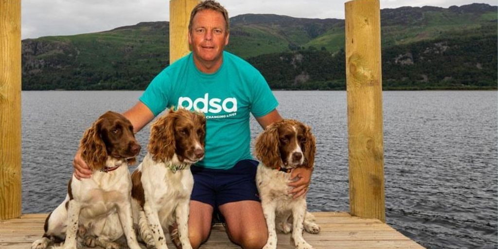 We'd like to say a massive THANK YOU to Kerry and his splendid spaniels Max, Paddy & Harry for raising an incredible £100,000 for PDSA!❤️ Thanks to their amazing fundraising, we can continue to provide vital care to pets in need. Show some love to @maxinthelakes 👇 #PDSAPets
