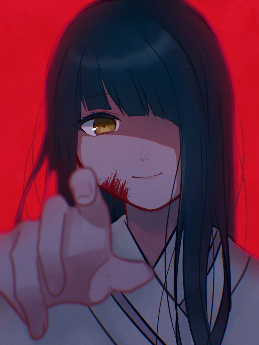 「麗花さんになら呪われたい 」|さかもも 多忙低浮上のイラスト