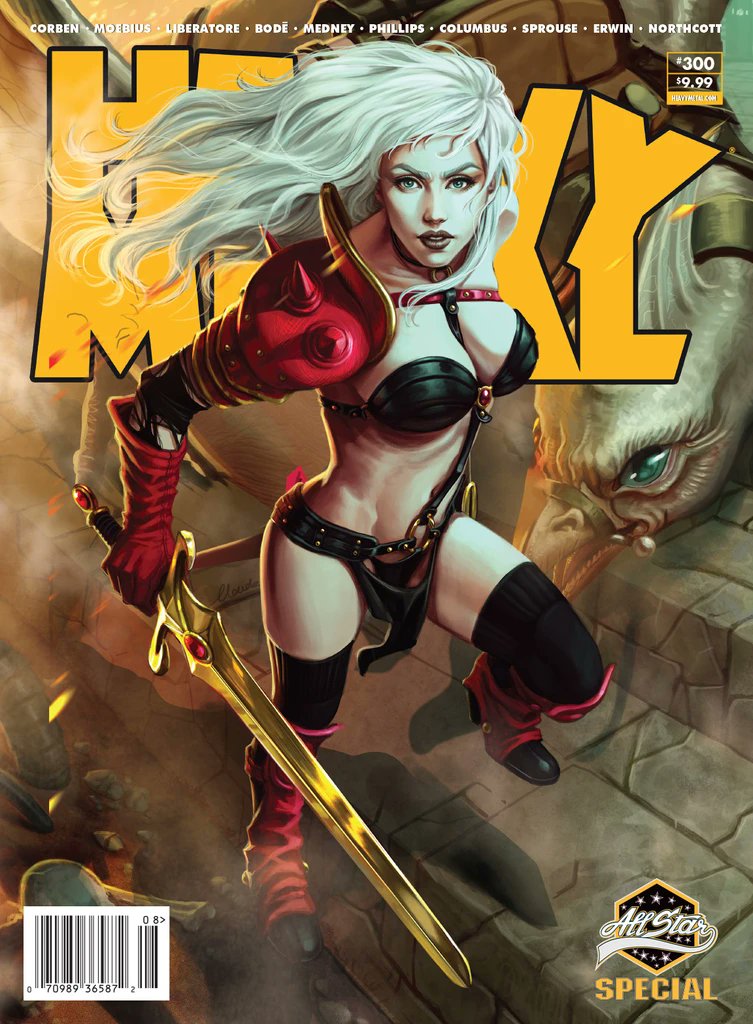 JosephPIllidge's tweet photo. Where, oh WHERE can you get HEAVY METAL #300?? Comic book shops, Barnes and Noble, aaaaaand HERE at the @HeavyMetalInk website! #returntothethrone #heavymetal #heavymetal300 https://t.co/sotu2Y5sSD https://t.co/2w7kfv54Dr