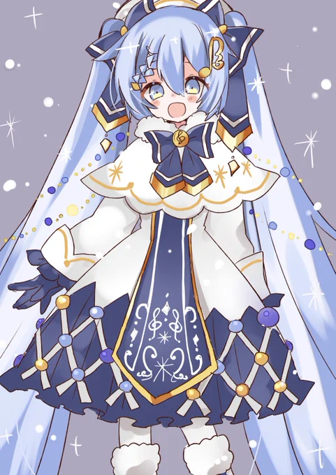 雪ミク2021!
#初音ミク 