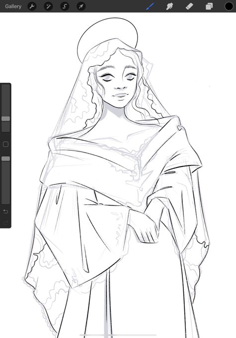 I was planning on finishing this one for dtiys but then I felt like shes too plain so I might re-sketch her 
