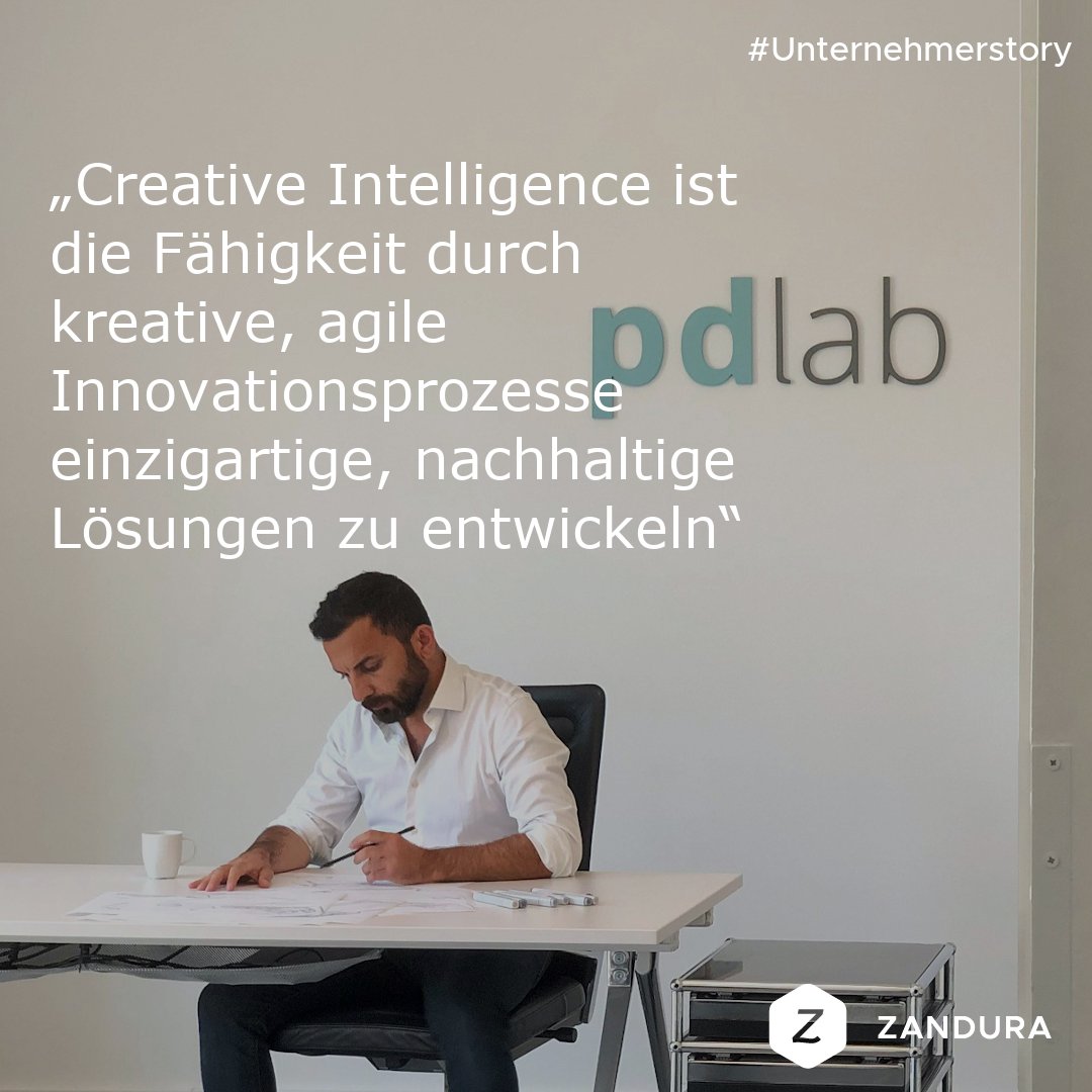 zandura's tweet photo. Özkan Işık, Gründer und CEO bei pdlab Designstudio schildert im Interview, wie er und sein Team kreative Intelligenz als Mittel sozioökonomischer Wertschöpfung einsetzen. https://t.co/ywIKxKzTBg #pdlab #pdlabdesignstudio #zandura #zanduraapp #neukundengewinnung #krisenmanagement https://t.co/sQPgjfc8b3