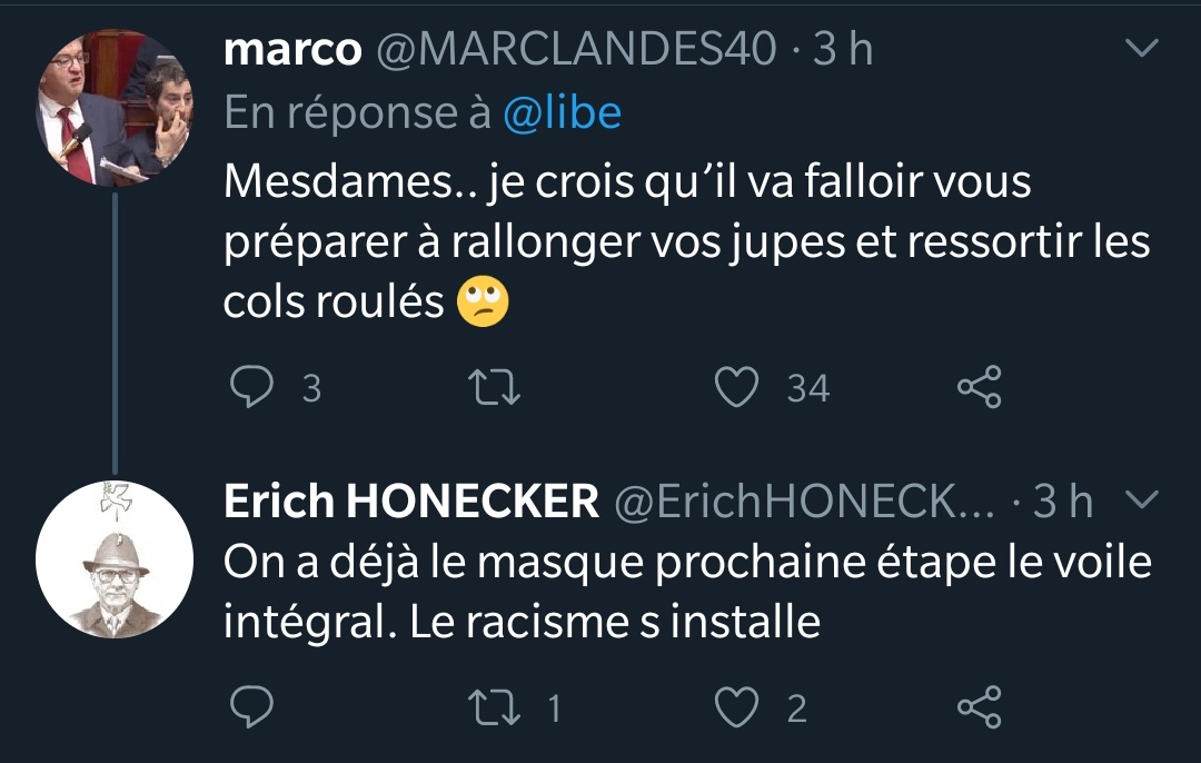 Je ne saurais passer sous silence ce dont personne n'ose parler : ces fausses féministes moches ET gauchistes œuvrent ardemment à l'islamisation du pays ! Adieu mini jupe et short qui étaient autant d'invitations à la drague et la fornication ! Maintenant c'est burka et voile 