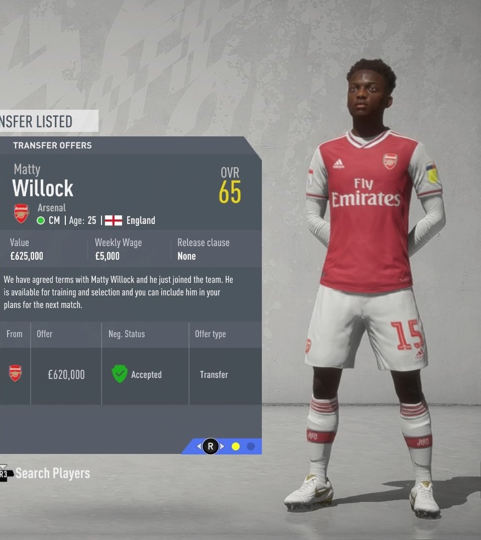 Joe Willock Fifa 20