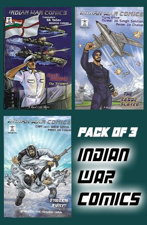 GarudaPrakashan's tweet photo. OUR INDEPENDENCE DAY SALE ENDS TONIGHT!

Did you order war comics for your children? 

Three awe inspiring stories from the 1971 war and Siachen Glacier?

Order here: https://t.co/2pUYlxDiZO (Rs 309) 

For other offers, checkout #FreedomOffers 

🙏
@GarudaPrakashan https://t.co/NH5MsGFkxY