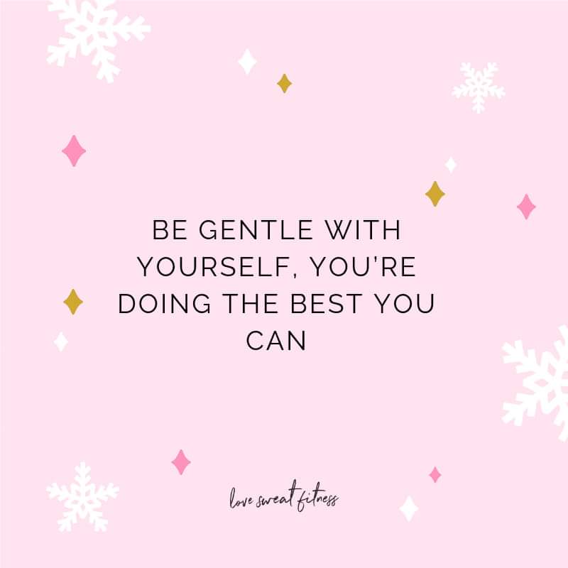 The struggle is REAL, friends. Your inner voice is what you hear the most, so make sure you are kind to yourself today 💜