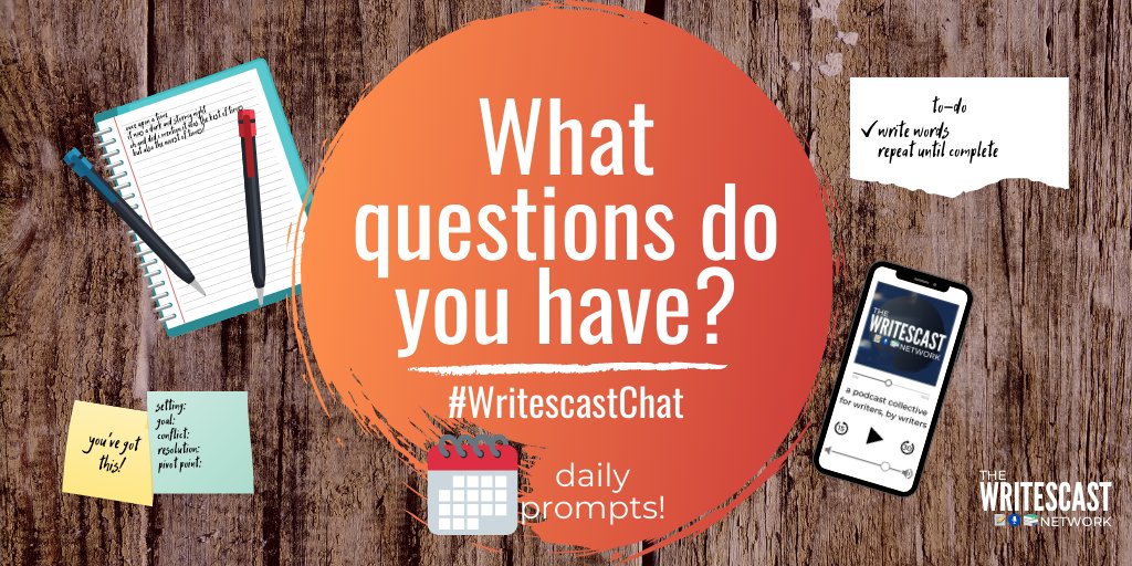 Writescast's tweet photo. 5) For the last day of our #WritescastChat on anti-heroes, we're turning to you.
What questions do *you* have about anti-heroes?
@iamrrcampbell and @MaggieDerrick will address your questions in their podcast on this topic! https://t.co/yySF6Y8SFY
