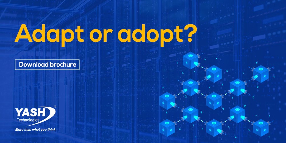 YASH_Tech's tweet photo. Over the last decade, #blockchain has attracted tens of millions of users & its adoption is growing fast with new approaches by the businesses. How can your organization leverage these approaches? Read on to know. https://t.co/Y78ZZ2IM7O
#YASH4Digital #ThinkDigitalThinkYASH https://t.co/gbse9IJ4hJ