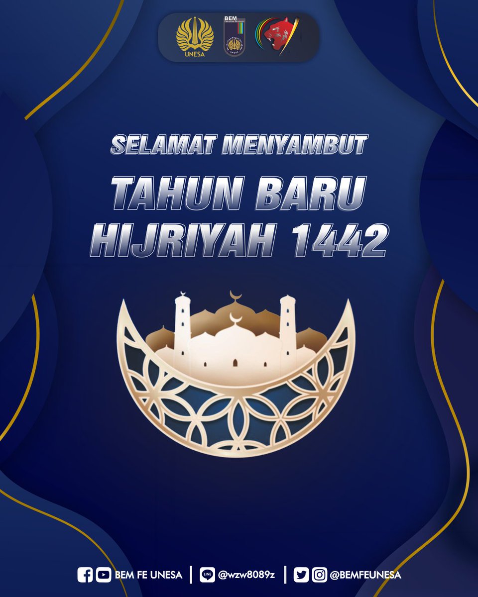 [TAHUN BARU ISLAM 1 MUHARRAM 1442 H] 

BEM FE UNESA 2020 mengucapkan Selamat memperingati Tahun Baru Islam 1442 H.

#KABINETMILIAKSI
#DEDIKATIFBERKARAKTER 
#BEMFEUNESA2020