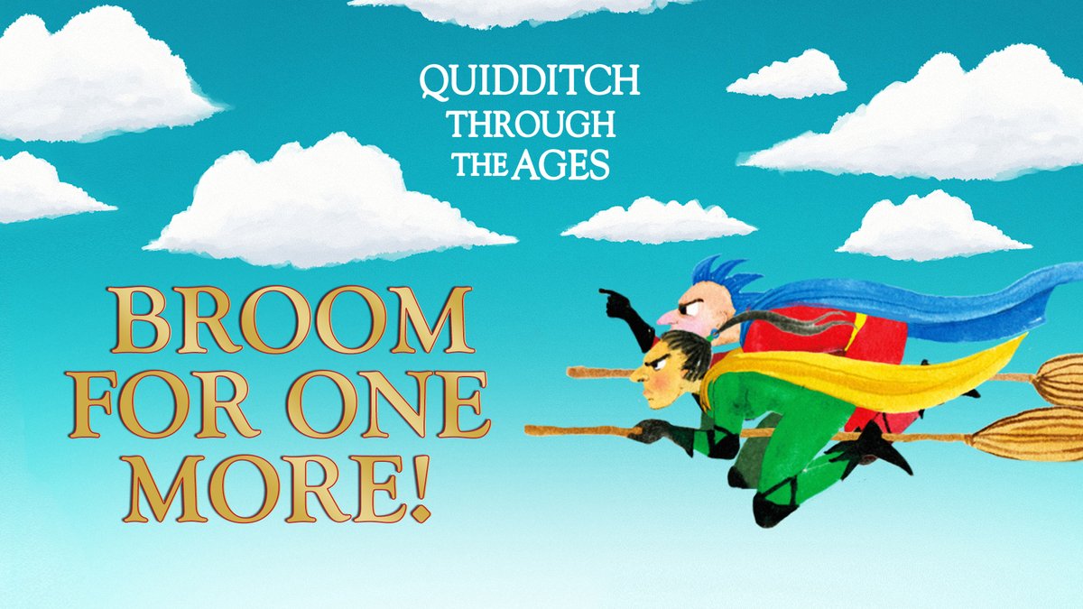 KidsBloomsbury's tweet photo. If you know your Snitch from your Quaffle and can handle a Nimbus 2000, then you might be just what we need for the ‘Quidditch Through the Ages’ book virtual GUINNESS WORLD RECORDS™ attempt. Sign up here: https://t.co/WoW7rBFJcB
#QuidditchRecord
#BroomForOneMore https://t.co/eLfJbLFfnE