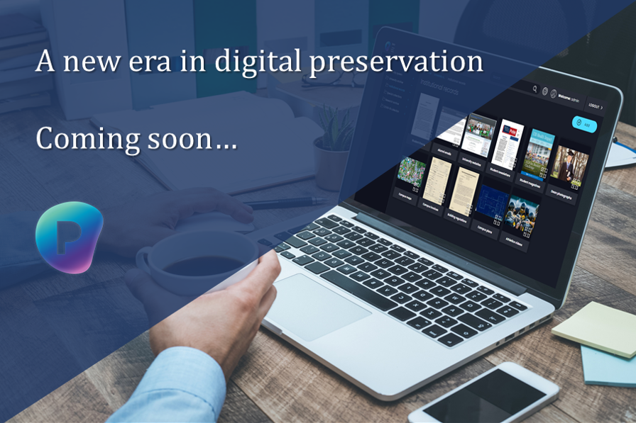Preservica's tweet photo. Be a part of a new era in #DigitalPreservation. If you didn’t make it to our mini-theatre during the #SAA20, make sure to visit our website and sign-up to the latest news of a brand new #digipres solution for smaller institutions: https://t.co/tkEaHxWAPg #SAA2020 https://t.co/sPM6x9U7Kg