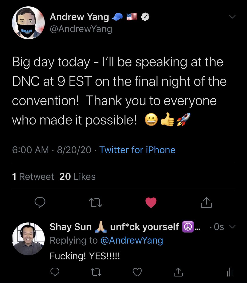 wiseassbadass's tweet photo. @andrewyang #dnc #yangspeaks #fuckingyes 🧢 #wiseassbadass https://t.co/kzeGkl4QBO