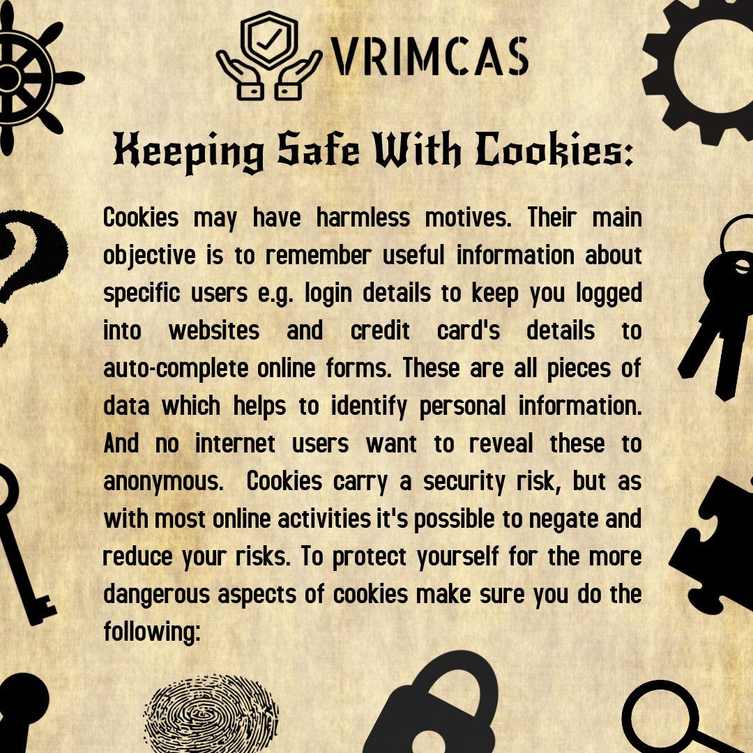 vrimcas's tweet photo. 𝐂𝐨𝐨𝐤𝐢𝐞𝐬 𝐚𝐧𝐝 𝐂𝐲𝐛𝐞𝐫 𝐒𝐞𝐜𝐮𝐫𝐢𝐭𝐲!! 🍪🔎👨‍💻

Part-1: Cookies and it's types. 

#cybercookies
#webbrowser
#webserver
#cybersecuritytips
#cyberdefence
#informationsecurity
#cybersecurity
#hacking
#personaldata
#credentials
#hackers
#informationtechnology
#vrimcas https://t.co/Jhods4sYNX