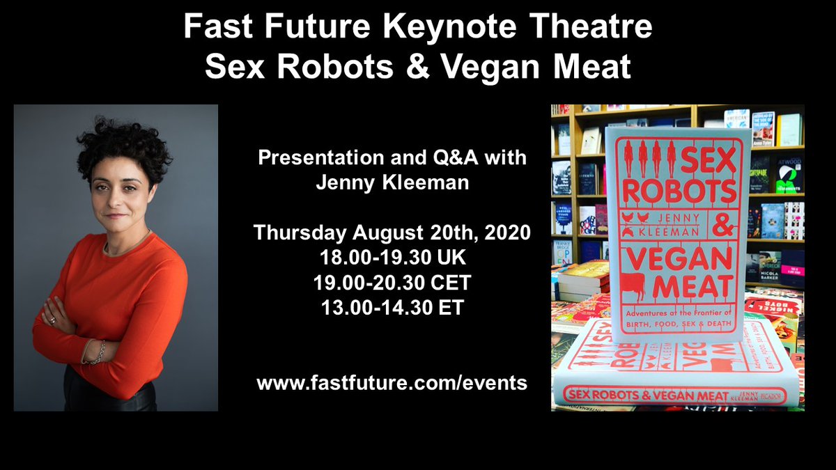 FutrBiz's tweet photo. Sex robots - what might the societal implications be of robots that give us the ideal sexual relationship without compromise? Hear Jenny Kleeman discuss the issues and her new book https://t.co/QHq7TvOXXY https://t.co/0dzY2UgfnW