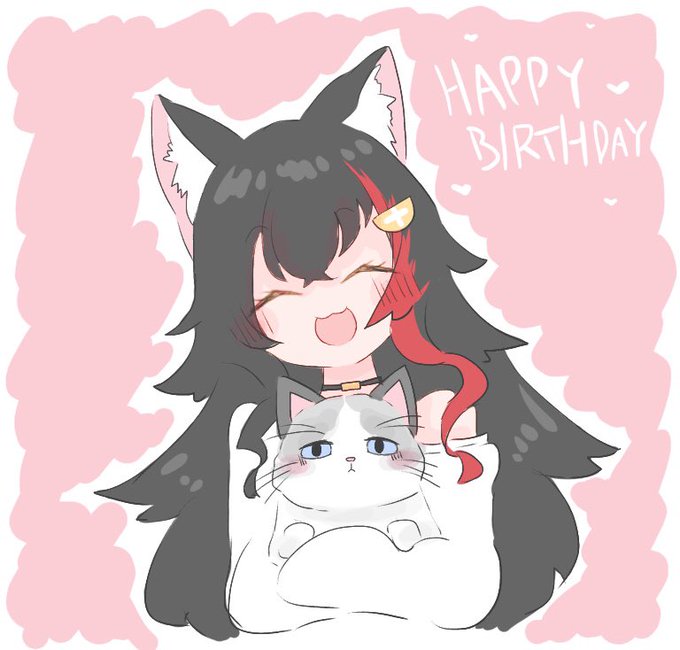 ミオちゃんお誕生日おめでとうございます!いつも癒されております…??
 #みおーん絵 