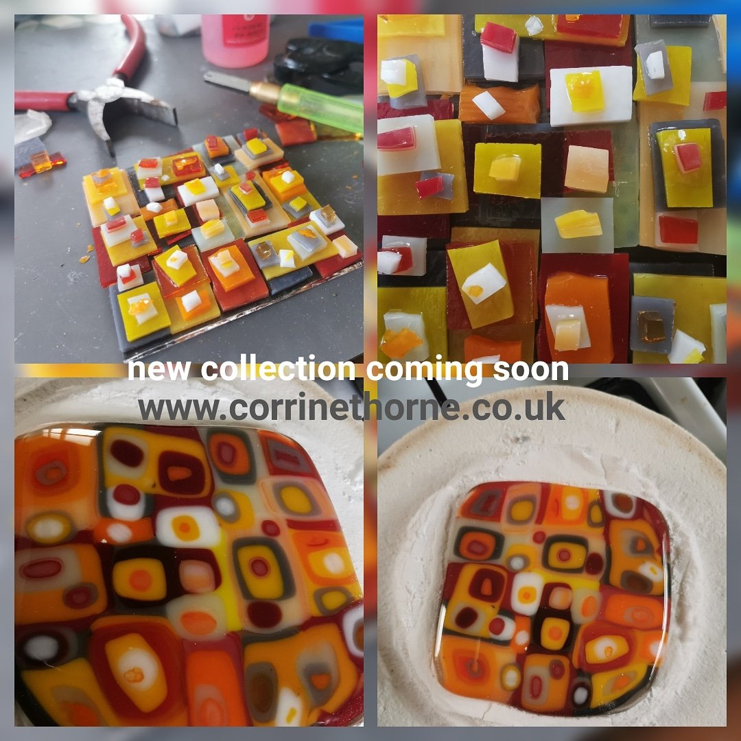 GlassThorne's tweet photo. I love autumn and the colour pallette inspiration it provides. Colours from my garden. New Limited edition collection of fused glass jewellery coming soon to https://t.co/nMIpf5Rd0f @BoostTorbay @VisitDevonUK made in Paignton. #handmadegifts https://t.co/eROytG0jY4