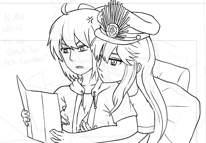 WIP OkitaxNobu one shot yuri! 