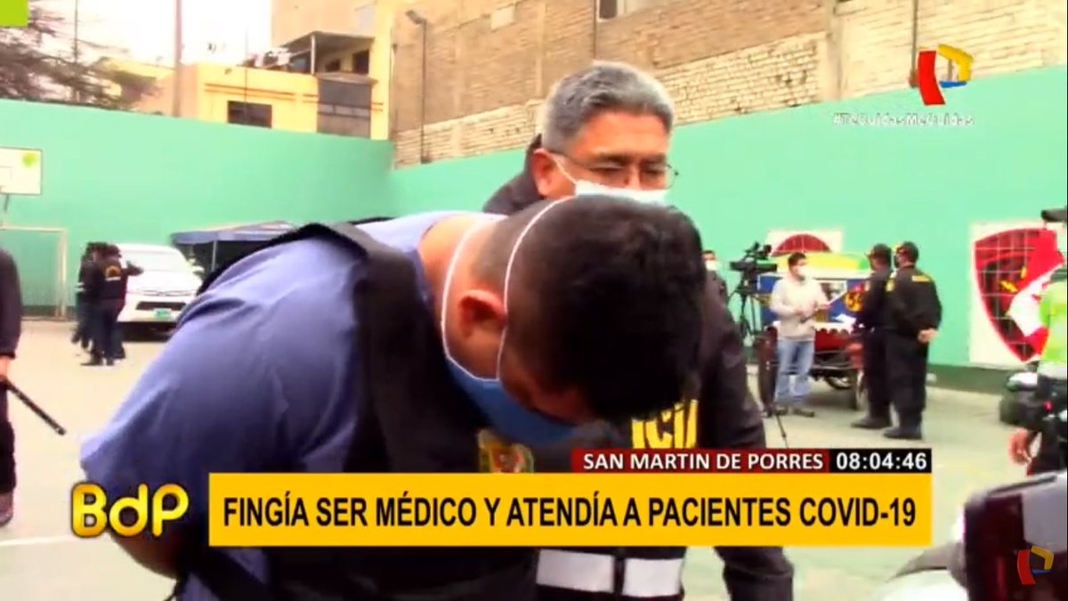 #EnVivo | #SMP: sujeto es detenido por fingir ser médico y atendía a pacientes #COVID19.  EN VIVO ►  ptv.pe/vivo
#PanamericanaNoticias #BuenosDíasPerú