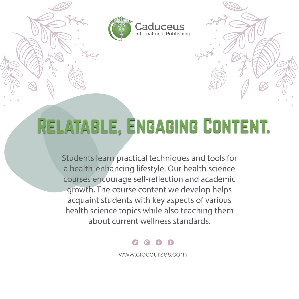 CIPcourses's tweet photo. We provide educators with award-winning, #HealthScience curriculum for their online and hybrid courses. Learn more at https://t.co/cXoYmZDpIX

#HealthScienceEducation #OnlineLearning #OnlineTeaching https://t.co/R8eLEqlkg4
