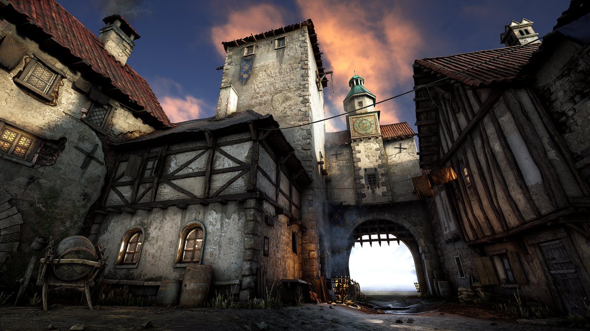 TobyFN0's tweet image. My Medieval Environment @ArtStationHQ post. This is my final major project whilst studying at Birmingham City University and is built in @UnrealEngine  artstation.com/tobyfoxnorris/…
#gamedev #environmentart  #3dart #substancepainter #substancedesigner #megascans #quixel #texturing #UE4