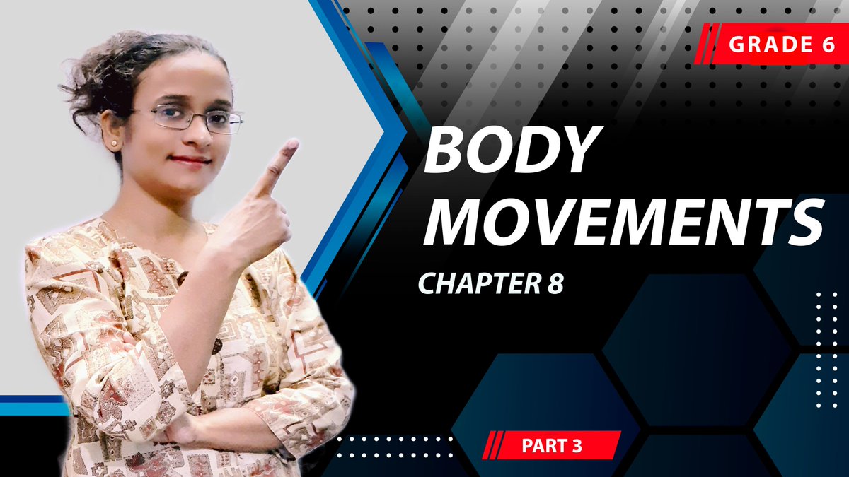 Body Movements | Class 6 Science Chapter 8 Part 3 | by Jyoti Singh

See full video on your own YouTube channel, 

channel name is:

========  aisa ho education  ========

And please do the feedback for any improvements.