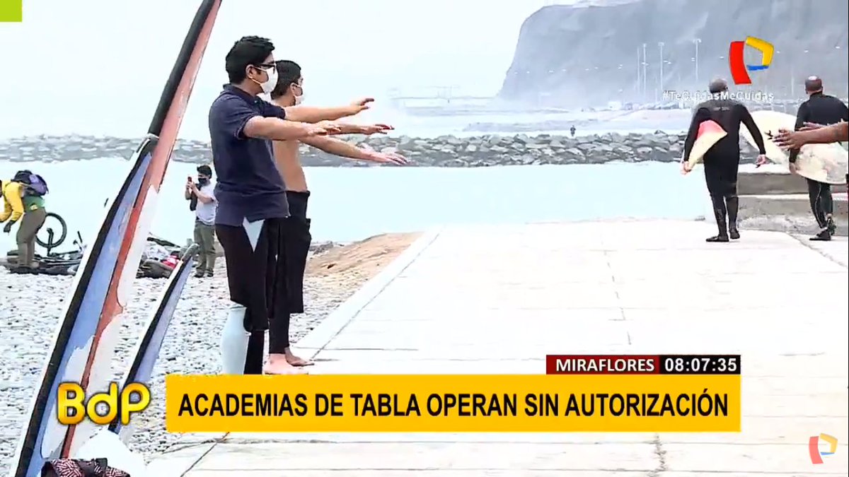 #EnVivo | #Miraflores: academias de Surf operan sin autorización. EN VIVO ►  ptv.pe/vivo
#PanamericanaNoticias #BuenosDíasPerú