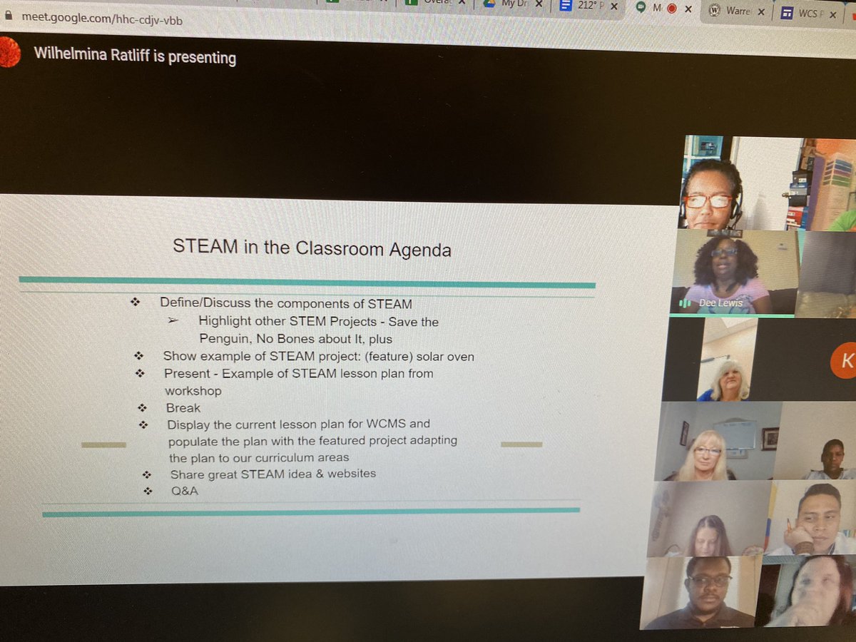 drcwcms's tweet photo. Ms. Lewis and Ms. Ratliff facilitating PD on “STEAM in the Classroom”! We Are On The Move!! @wcmiddlenc @wcncschools @drckhscd https://t.co/Fwa35MfZji